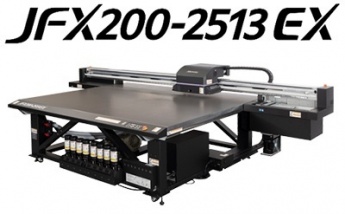 UV-LED大型平台式噴墨印刷機「JFX200-2513 EX」新發售| 產品資訊| 最新